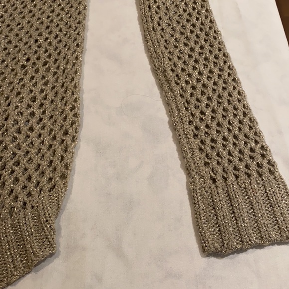 Sparkly tan knitted sweater - Picture 12 of 15
